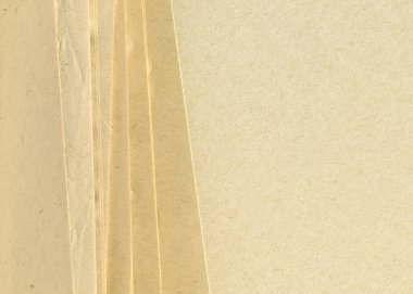 Antika kağıt yığını. Yaşlanmış ve sararmış...