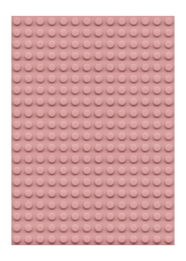 Pembe plastik levha izole edilmiş. Eski oyuncak yüzey tarzı arkaplan.