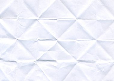 Soyut geometrik katlanmış beyaz kağıt doku arkaplanı.