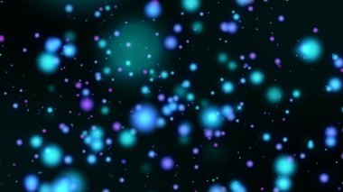 Soyut güzel çift bokeh yanıp sönen parçacıklar ve ışık parıltısı parlayan gradyan arkaplan. Düğün kartı tasarımı konsepti