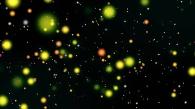 Soyut güzel çift bokeh yanıp sönen parçacıklar ve ışık parıltısı parlayan gradyan arkaplan. Düğün kartı tasarımı konsepti