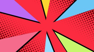 Soyut Geometrik Desen Retro Pop Sanat Biçimi 80 'lerin Arkaplanı