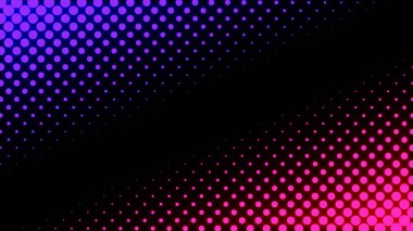 Neon Gradyan Nokta Deseni 80 'ler-90' lar Biçimi