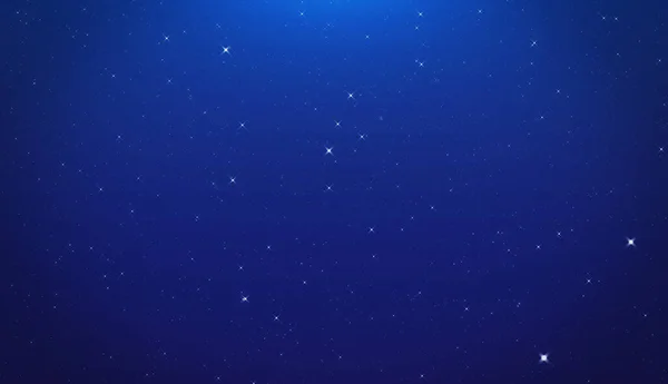 Nachthimmel Mit Sternen Die Auf Schwarzem Hintergrund Funkeln — Stockfoto