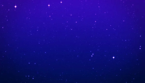 Cielo Nocturno Con Estrellas Brillando Sobre Fondo Negro — Foto de Stock