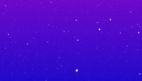 Siyah Arka Planda Parıldayan Yıldızlarla Dolu Gece Göğü — Stok fotoğraf
