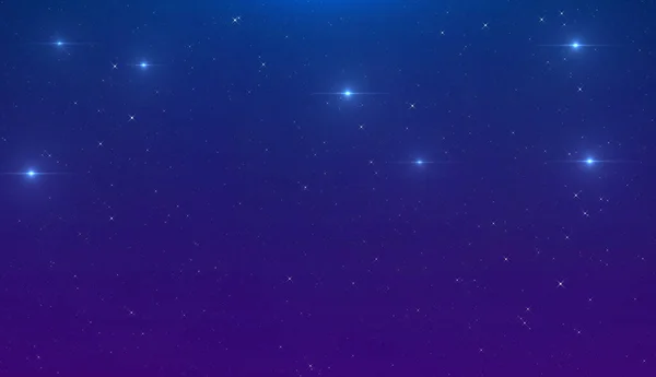 Cielo Nocturno Con Estrellas Brillando Sobre Fondo Negro — Foto de Stock