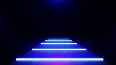 80 'lerin soyut bilim kurgu tarzı. Lazer neon parlak arka plan. Pankartlar için reklam teknolojileri tasarımı.