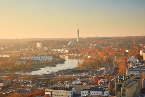 Aerial Afternoon View City Center Arnhem Netherlands — Stock Photo, Image