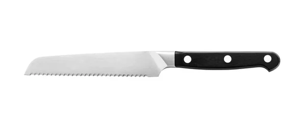 Mutfak Bıçağı Beyaz Arka Planda Izole Edilmiş Kırpma Yolu Dahil — Stok fotoğraf