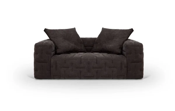 Modernes Sofa Auf Weißem Hintergrund — Stockfoto