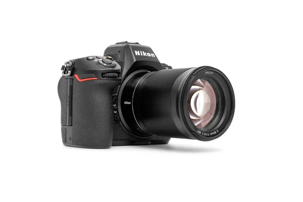 Sérvia Belgrado Julho 2023 Nikon Full Frame Câmera Sem Espelho Imagens Royalty-Free