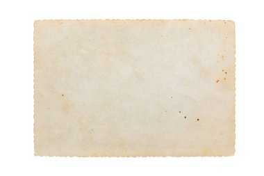 Eski bir fotoğrafın arkası izole edilmiş, kırpma yolu da dahil.