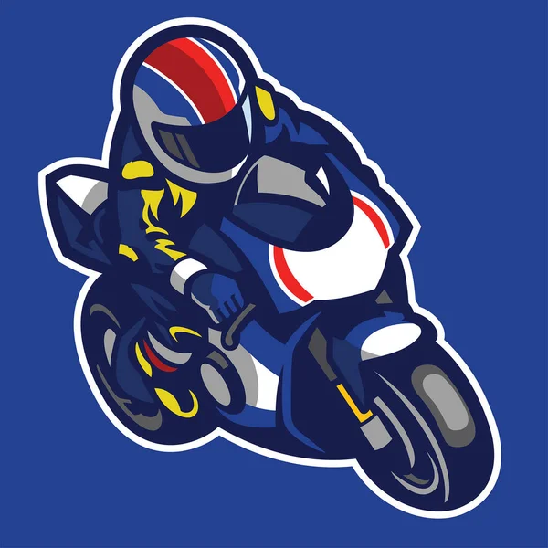 スポーツバイクの漫画スタイル — ストックベクタ
