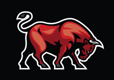 Kızgın boğa maskotu