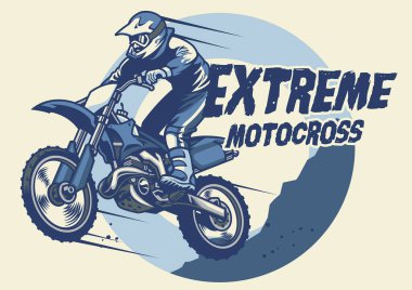 Ekstrem motokros rozet tasarımı