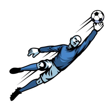 Kaleci topu tutarak zıpladı.