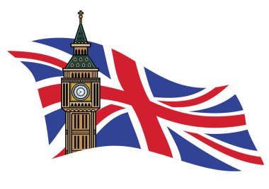 İngiliz bayrağı geçmişi olan büyük Ben London.