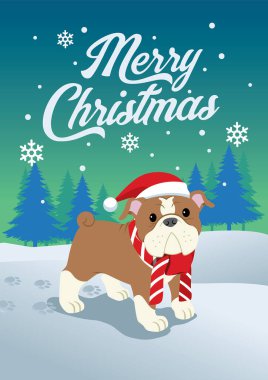 Noel 'in sevimli bulldog' u