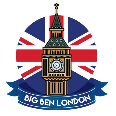 Londra 'nın büyük Ben rozeti.