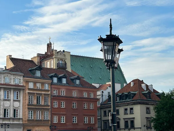 Vista Cidade Velha Dia Verão Varsóvia Polónia — Fotografia de Stock