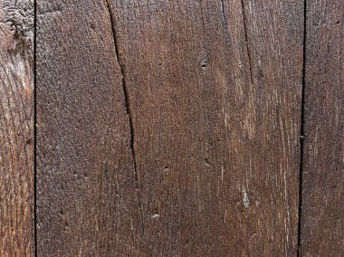 Doğanın kahverengi ahşap arka planı. Yakın plan. Boşluğu kopyala.