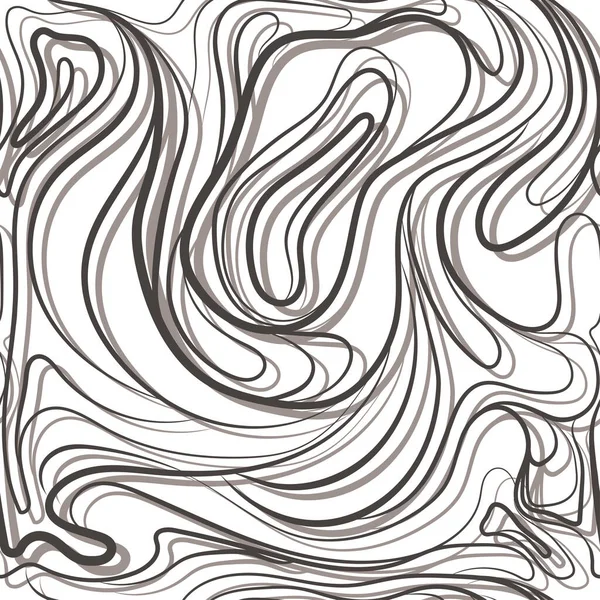 Lignes Ondulées Déformées Illusion Optique Illustration Vectorielle Sans Couture Abstrait — Image vectorielle