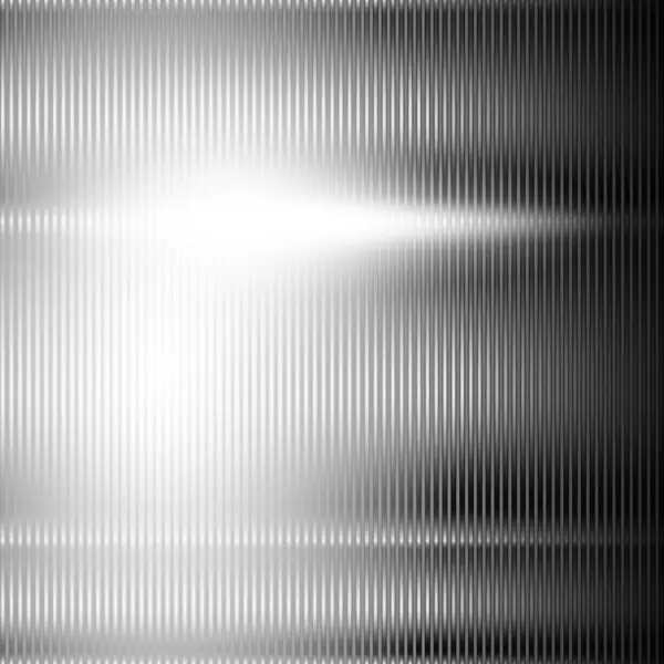 Dikey tırtıklı desenli soyut desenli cam. Kaburgalı camların dikey çizgileri ve ışık yansıması. Arka planlar, dekoratif yüzeyler ve modern yerleşimler için uygun. Vektör