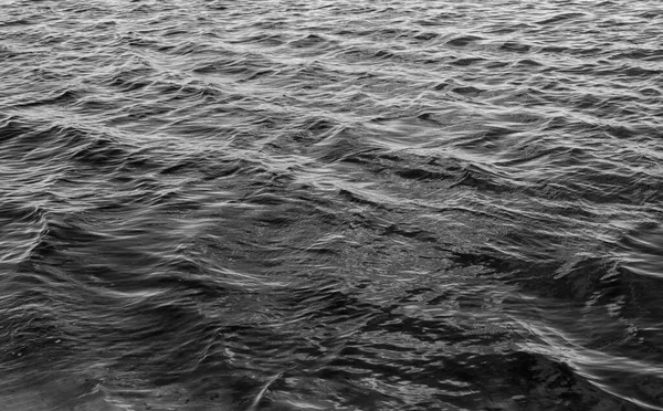 晴れた日に水の表面に小さな波 — ストック写真