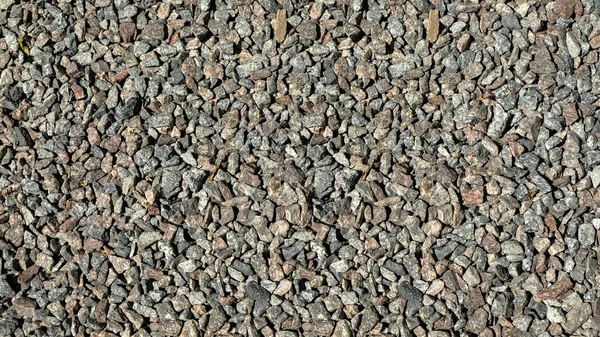 Uma Camada Pequenas Pedras Ásperas — Fotografia de Stock