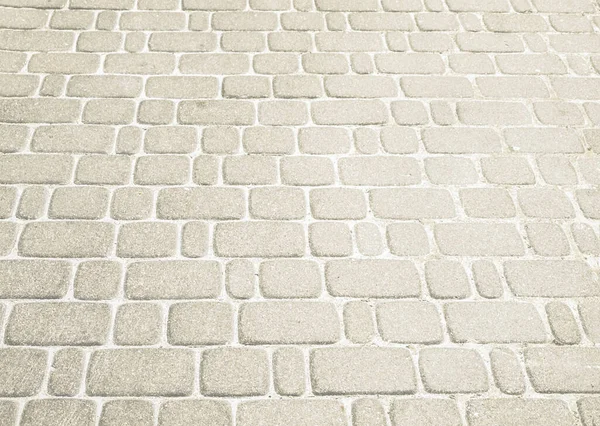 Straßenbelag Aus Flachen Steinen Verschiedenen Größen — Stockfoto