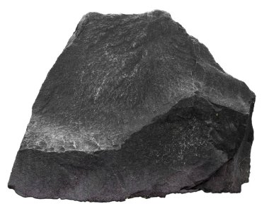 Beyaz zemin üzerinde büyük tek bir taş