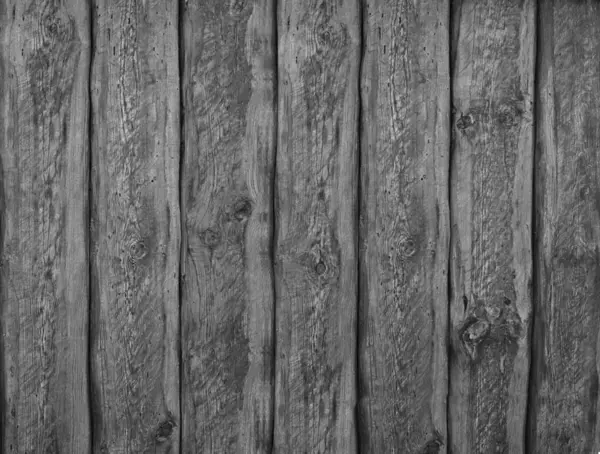 stock image Fragment of an old wall made of wooden beams