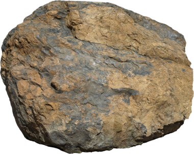 Beyaz zemin üzerinde büyük tek bir taş