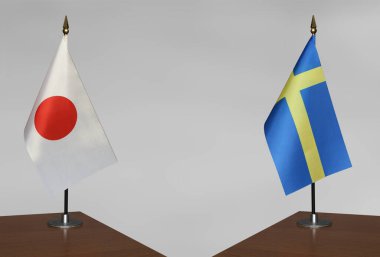 Gri arkaplanda Fransa masa bayrağı