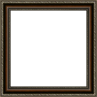 Çerçeve, beyaz arka planda gevşetilmiş baget ekmeğinden yapılmıştır.