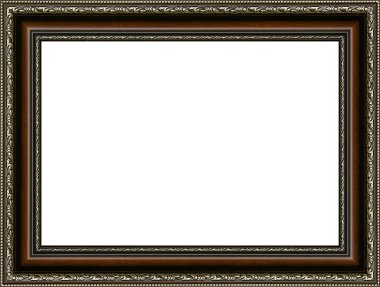 Çerçeve, beyaz arka planda gevşetilmiş baget ekmeğinden yapılmıştır.