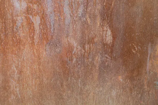 Paslı yüzeyi olan metal bir doku. Paslı arka plan. Grunge 'un geçmişi. Benekli pankart.