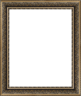 Çerçeve, beyaz arka planda gevşetilmiş baget ekmeğinden yapılmıştır.