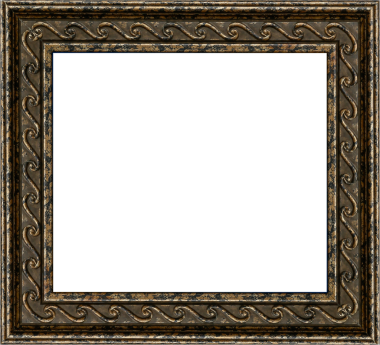 Çerçeve, beyaz arka planda gevşetilmiş baget ekmeğinden yapılmıştır.