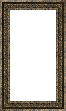 Çerçeve, beyaz arka planda gevşetilmiş baget ekmeğinden yapılmıştır.