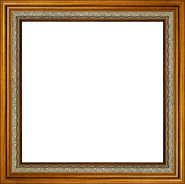 Kısmi rahatlama dekorlu pürüzsüz ahşap çerçeve