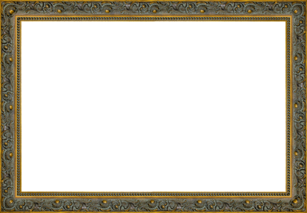 Dekor yeşili çerçeveli, yaldızsız.