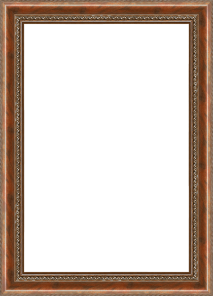 Kısmi rahatlama dekorlu pürüzsüz ahşap çerçeve