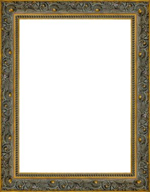 Dekor yeşili çerçeveli, yaldızsız.