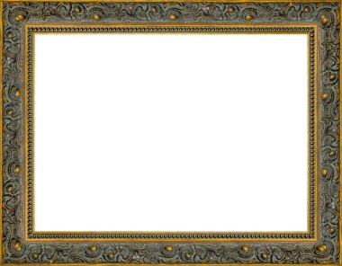 Dekor yeşili çerçeveli, yaldızsız.