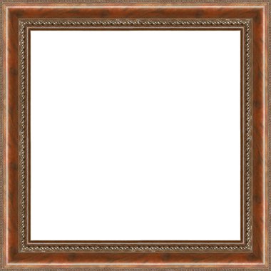 Kısmi rahatlama dekorlu pürüzsüz ahşap çerçeve