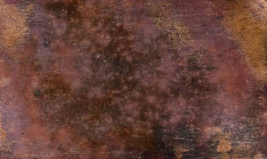 Bakır arka plan. Bakır çarşaf. Gündüz vakti. Boşluğu kopyala.
