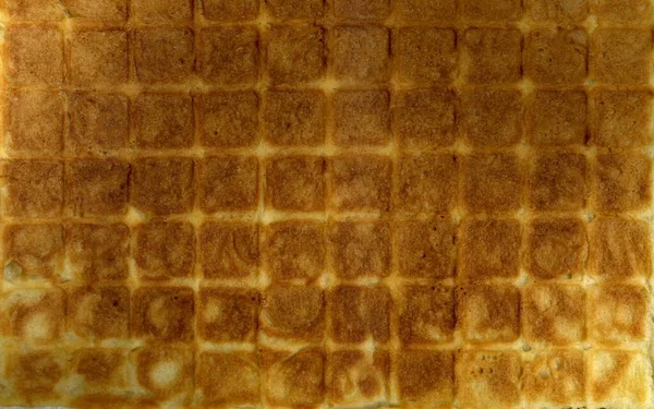 Soyut Arkaplan Waffle Arka Planı Waffle Dokusunu Kapat Yemek Arkaplanı — Stok fotoğraf
