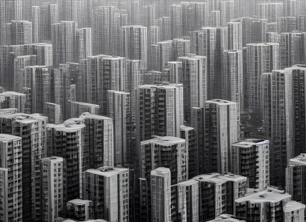 Hong Kong Stad Skyline — Stockfoto